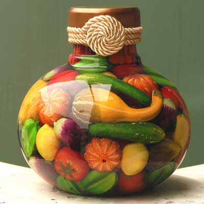 Preserved Fruit Decorative Jar