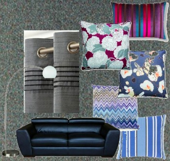 Bluey-Grey Carpet Color Scheme