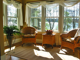 Living Room Window Treatment Idea