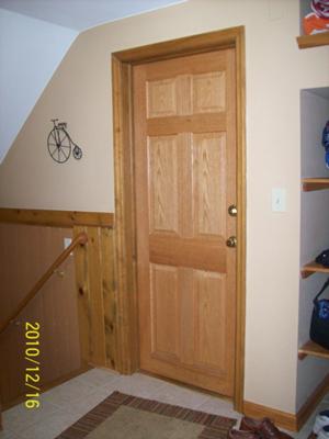 Wood Stained Door