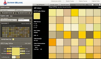 sherwin-williams Funky Yellow