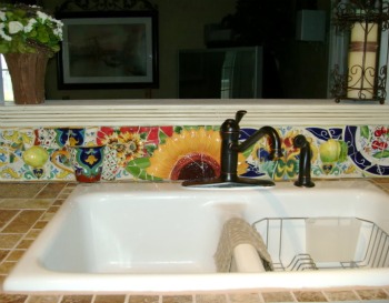 Soffit And Backsplash Ideas - Kitchen Mosaic