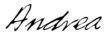 Andrea's signature