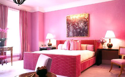 Very Pink Bedroom!
