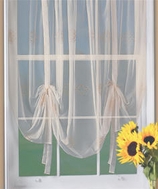 Sheer curtain panel