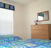 Square patterned bedding set and window pelmet