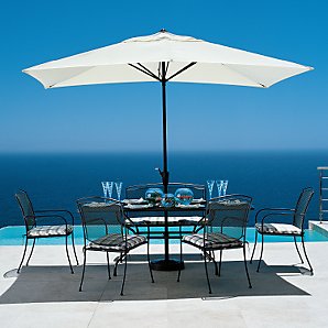 Black metal patio furniture from John Lewis