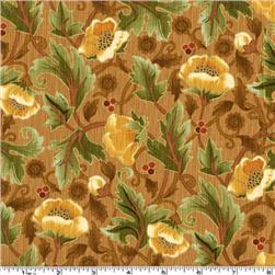 Brown and Gold Fabric Swatch