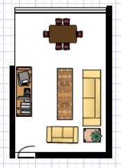 Living Room Furniture Arrangement Idea