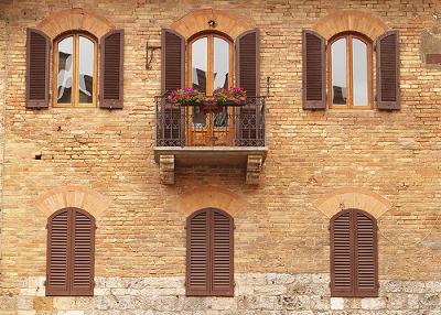 Windows in Tuscany